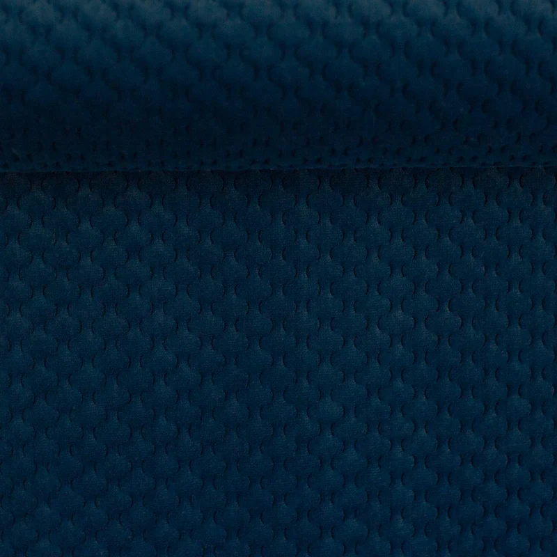 Deko Samt Stoff Caracas - 595 azur