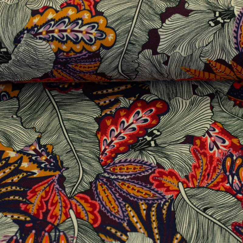 Viskose Webware Indian Summer by Bienvenido Colorido - 999 bunt