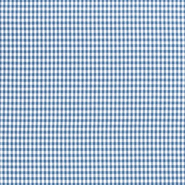 Baumwoll Cretonne Vichy Karo 5mm - 5028 jeansblau