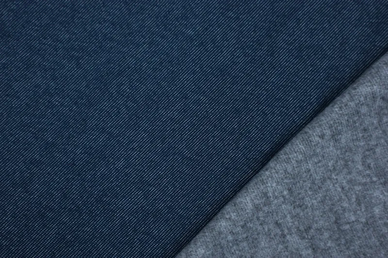 Alpenfleece Denim Look - dunkelblau