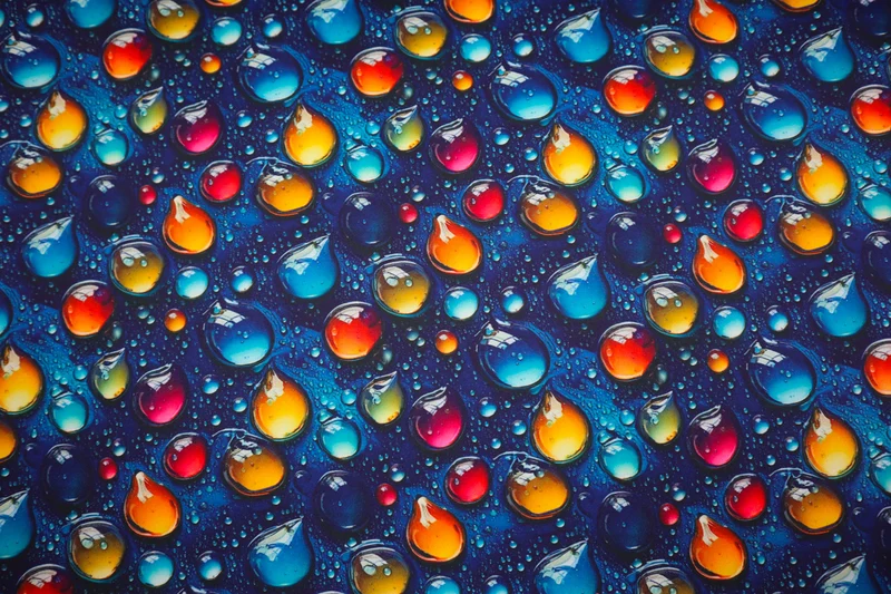 Softshell Digital Raindrops