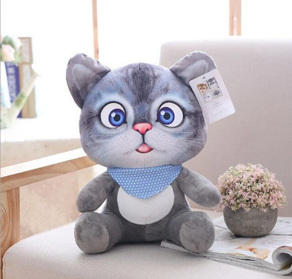 Witziges Kawaii Kätzchen Kuschel Katze Stofftier