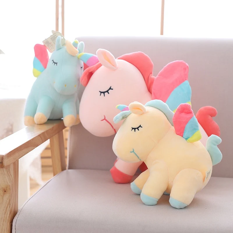 Liebliches Einhorn Stofftier 25-55cm