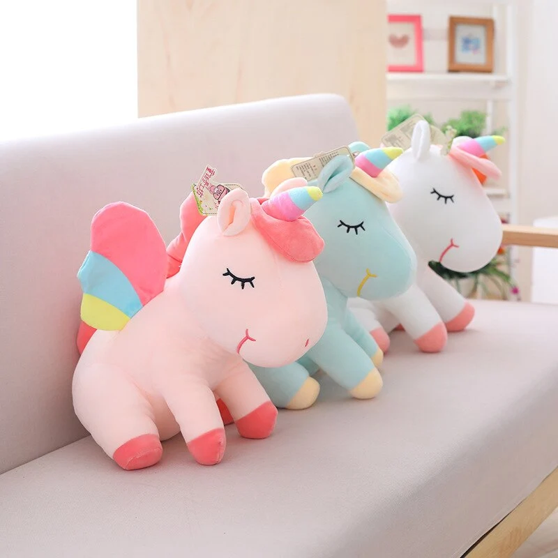 Liebliches Einhorn Stofftier 25-55cm