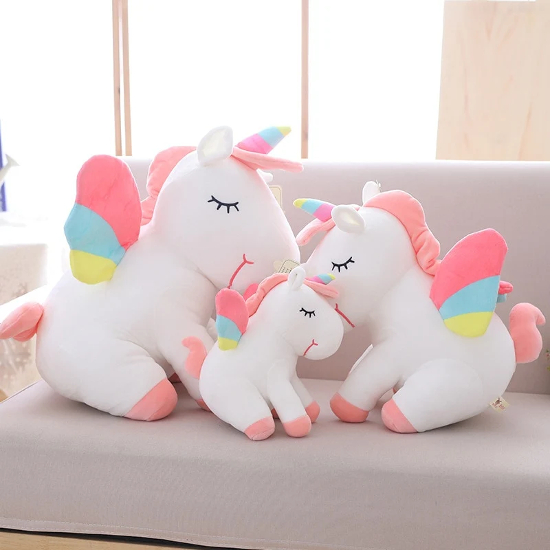 Liebliches Einhorn Stofftier 25-55cm