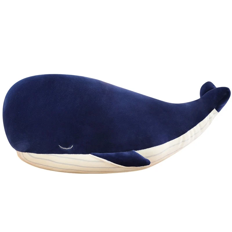 Blau Weißer Plüsch Wal Kuscheltier