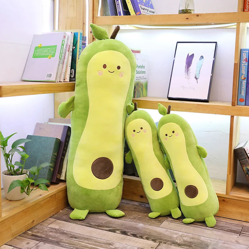 Witziges Avocado Plüsch Kissen Stofftier