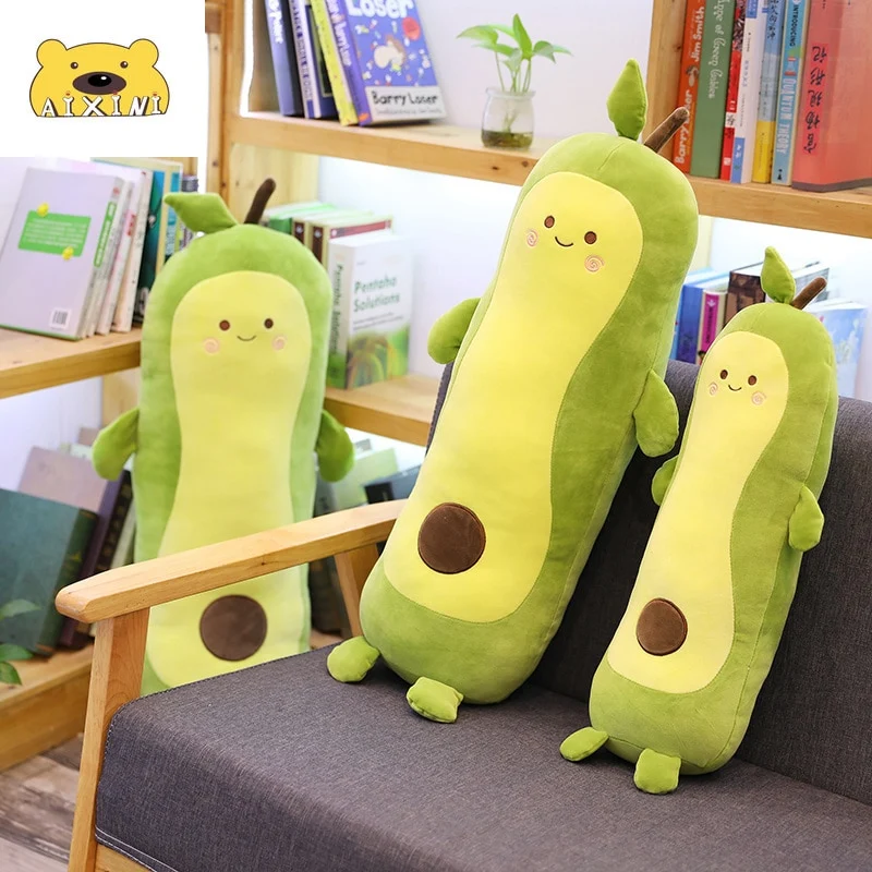 Witziges Avocado Plüsch Kissen Stofftier
