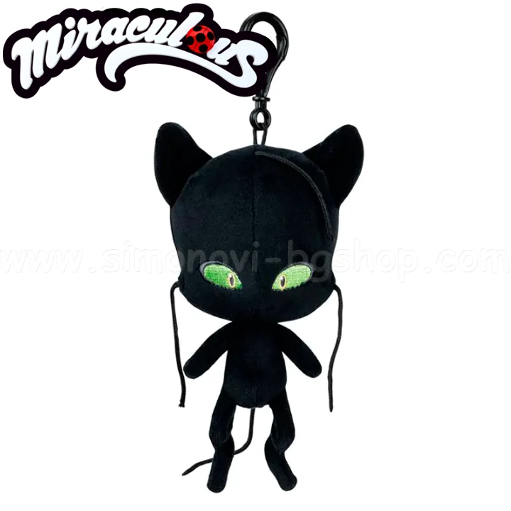 P.M.I. Miraculous Clip-On-Plüschfiguren Schlüsselanhänger