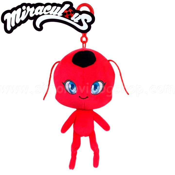 P.M.I. Miraculous Clip-On-Plüschfiguren Schlüsselanhänger