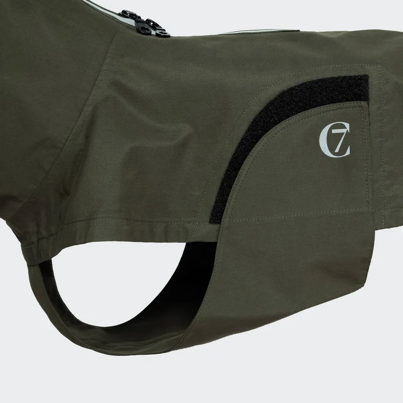 Hunderegenmantel Fr. Bulldoggen Dublin Dark Olive