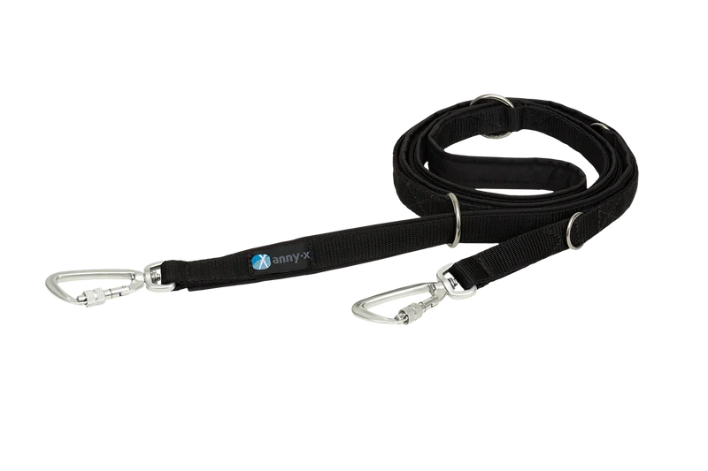 Führleine Safety Fun Schwarz/Schwarz