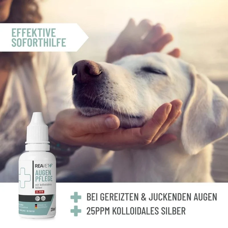 Augenpflege mit kolloidalem Silber