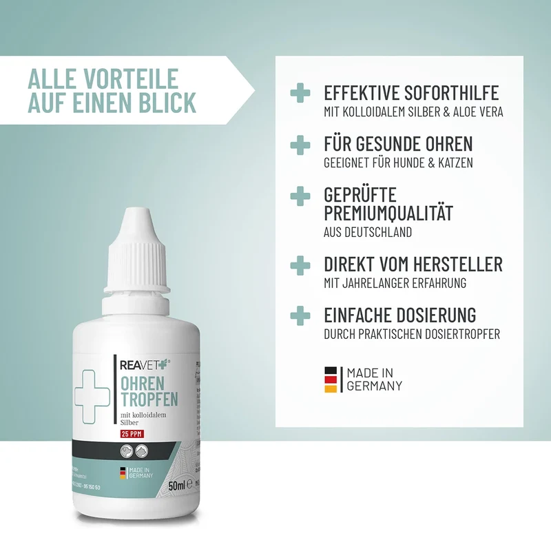 Ohrentropfen mit kolloidalem Silber