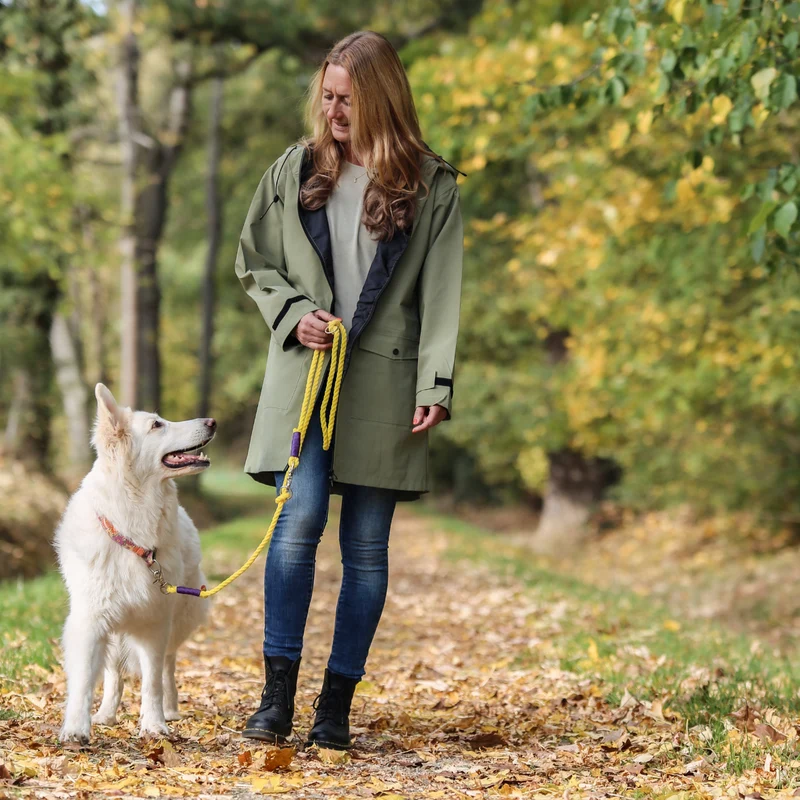 Regenjacke vollreflektierend Khaki