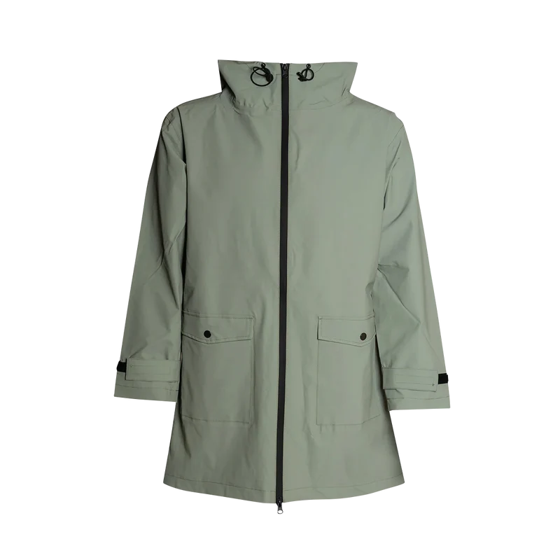Regenjacke vollreflektierend Khaki