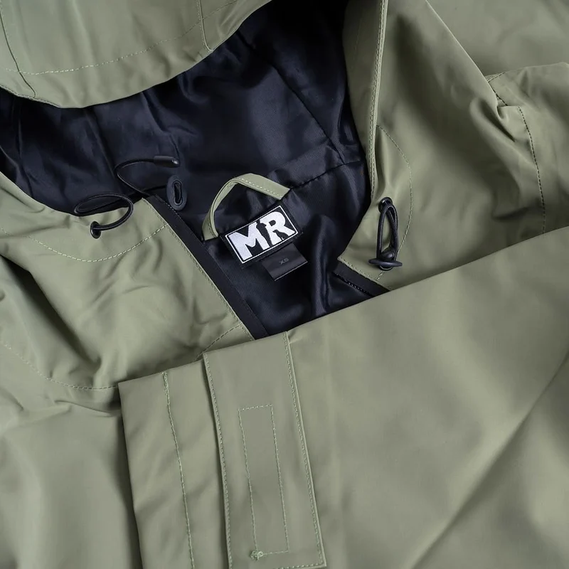 Regenjacke vollreflektierend Khaki