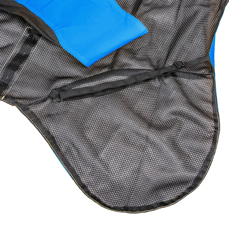 Regenmantel vollreflektierend Indigoblau