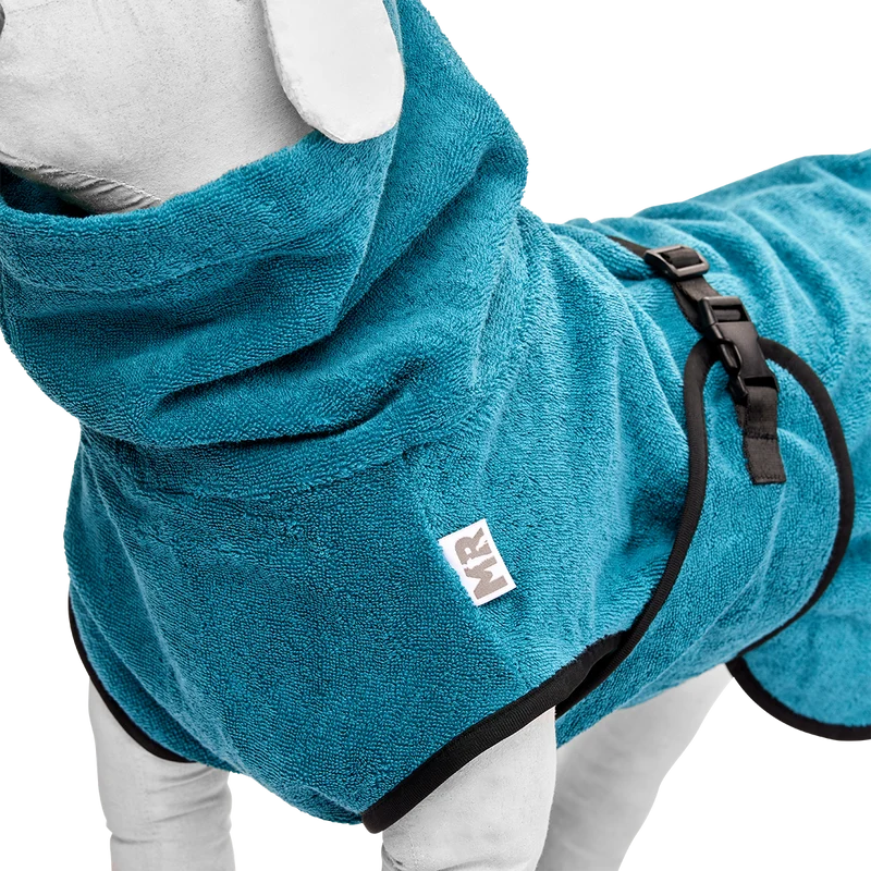 Bademantel DOGDRY Petrol