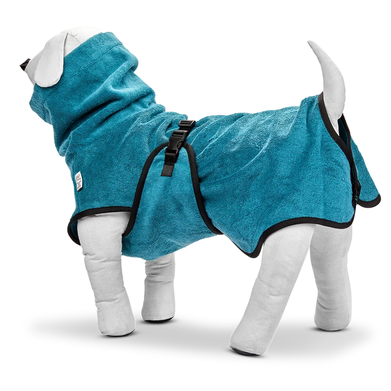 Bademantel DOGDRY Petrol