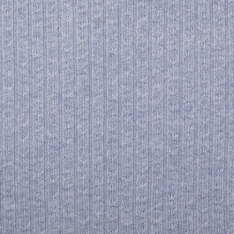 Metallic Strickstoff Jenny - 5028 jeansblau