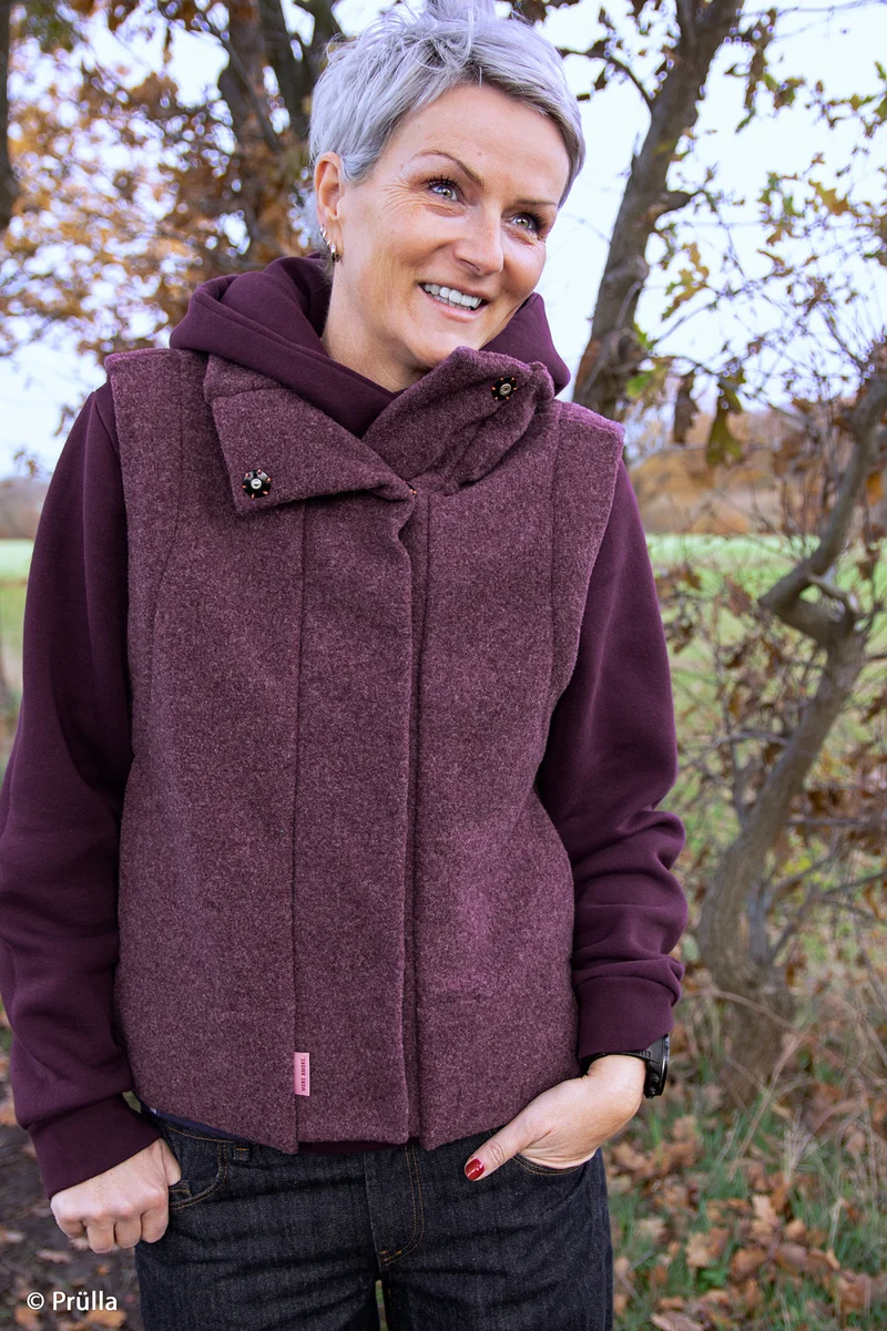 Merino Fleece - 1938 aubergine