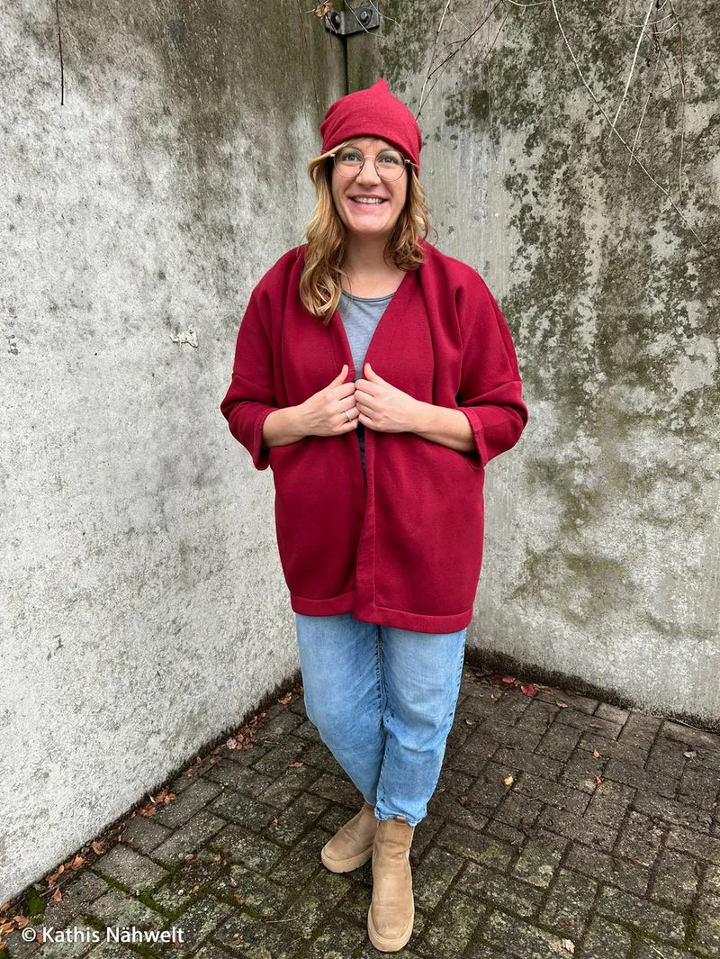 Merino Strickstoff - 1338 burgundy