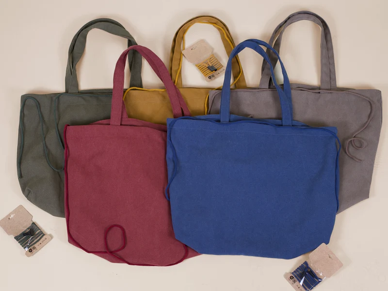 Gewachster Canvas Robin - 980 dunkelblau