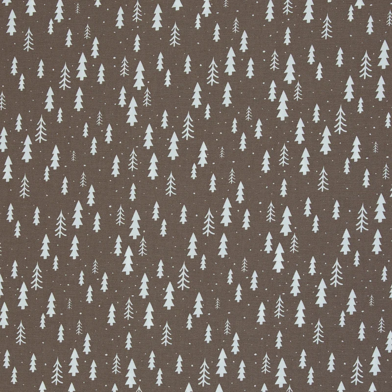 Canvas Wiebke Tannenbäume - 676 taupe