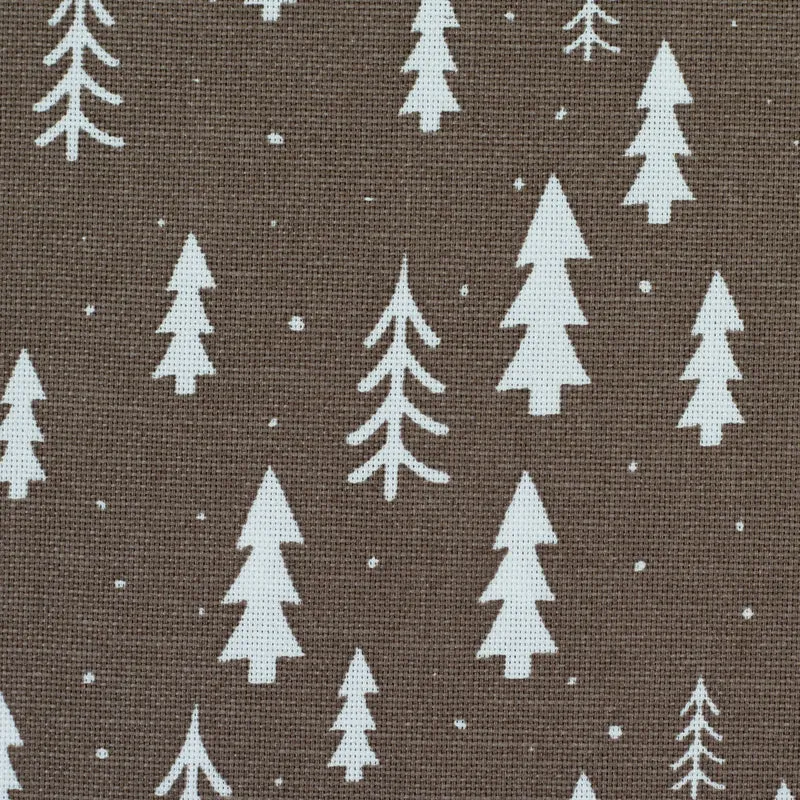 Canvas Wiebke Tannenbäume - 676 taupe