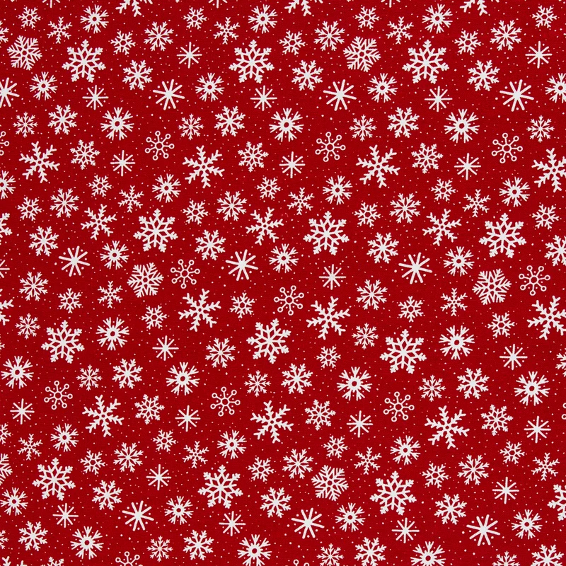 Canvas Wiebke Eiskristalle - 637 rot