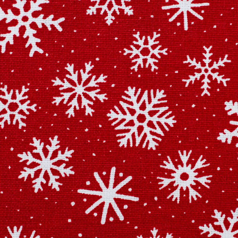 Canvas Wiebke Eiskristalle - 637 rot