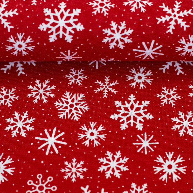 Canvas Wiebke Eiskristalle - 637 rot