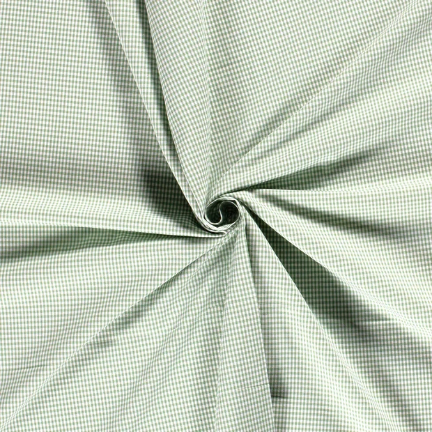 Baumwoll Cretonne Vichy Karo 2,5mm - 5037 grün