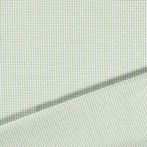 Baumwoll Cretonne Vichy Karo 2,5mm - 5037 grün