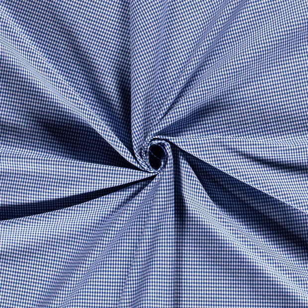 Baumwoll Cretonne Vichy Karo 2,5mm - 5027 royalblau