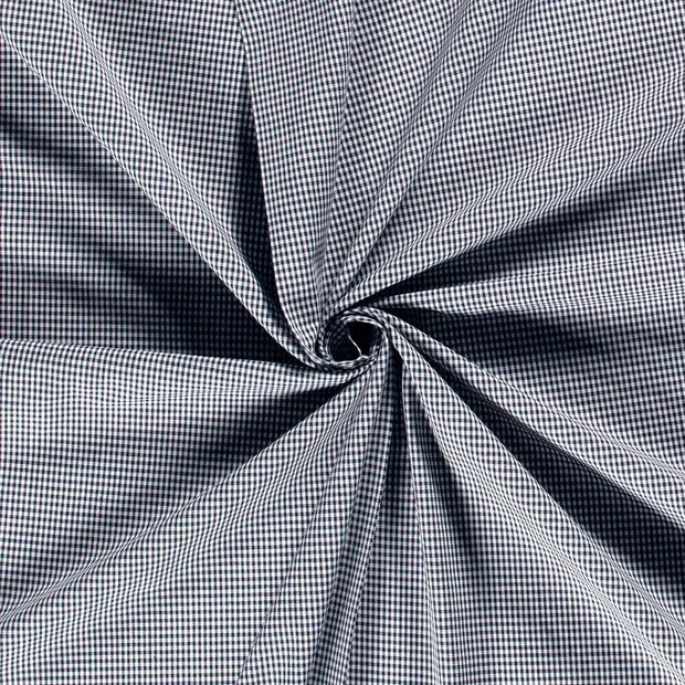 Baumwoll Cretonne Vichy Karo 2,5mm - 5026 dunkelblau