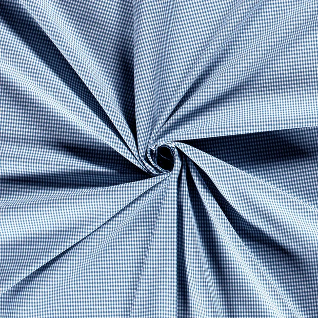 Baumwoll Cretonne Vichy Karo 2,5mm - 5028 jeansblau