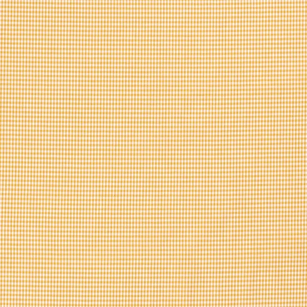 Baumwoll Cretonne Vichy Karo 2,5mm - 5010 senfgelb