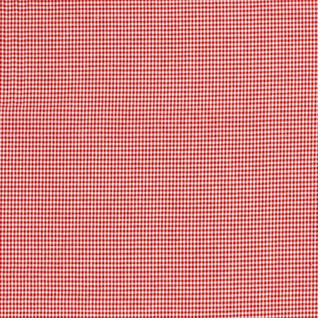 Baumwoll Cretonne Vichy Karo 2,5mm - 5019 rot