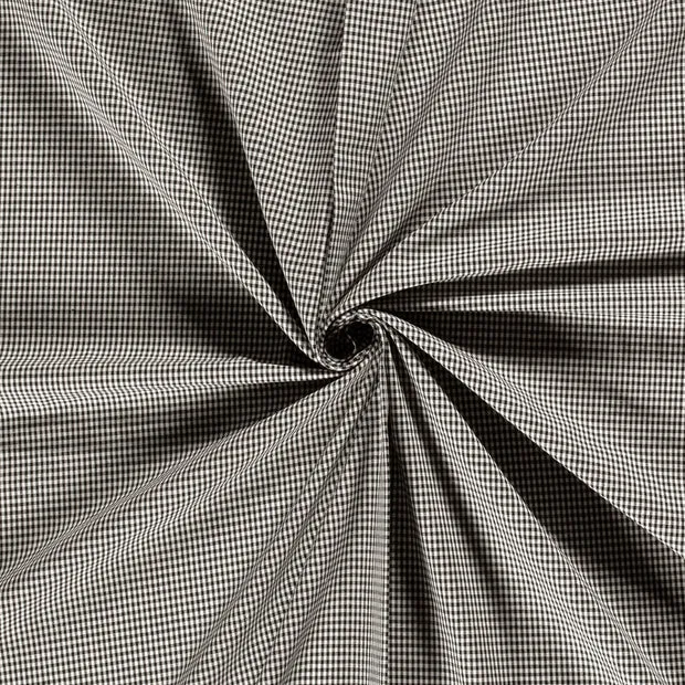 Baumwoll Cretonne Vichy Karo 2,5mm - 5001 schwarz