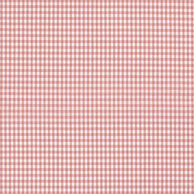 Baumwoll Cretonne Vichy Karo 5mm - 5016 altrosa