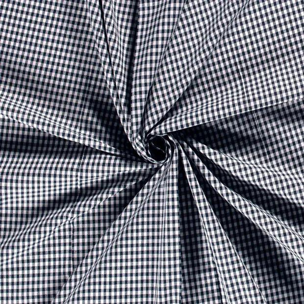 Baumwoll Cretonne Vichy Karo 5mm - 5026 dunkelblau