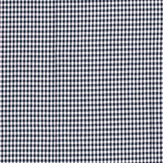 Baumwoll Cretonne Vichy Karo 5mm - 5026 dunkelblau