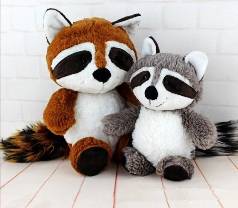 Lustiger Plüschiger Waschbär Stofftier (25-55cm)