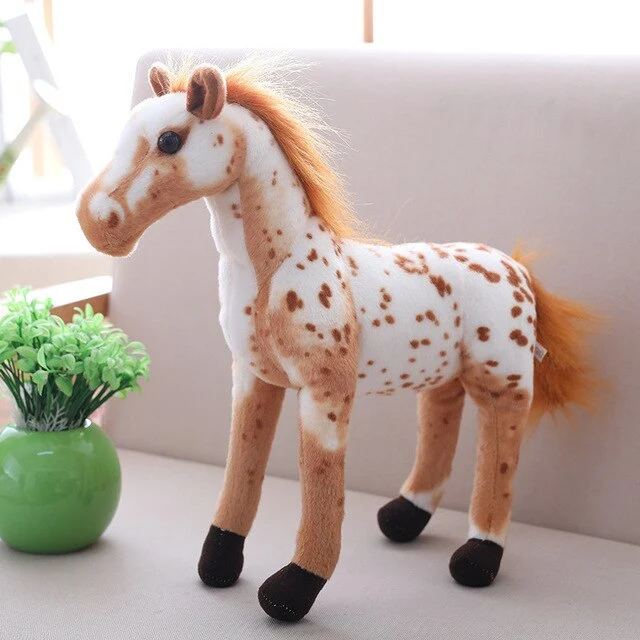 Pony Pferdchen Stofftier Realistisches Aussehen (50/60/75cm)