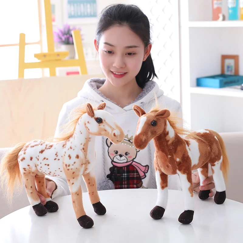 Pony Pferdchen Stofftier Realistisches Aussehen (50/60/75cm)