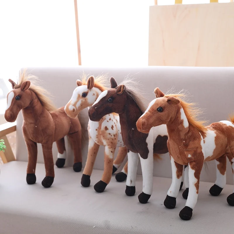 Pony Pferdchen Stofftier Realistisches Aussehen (50/60/75cm)
