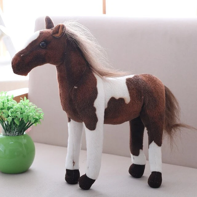 Pony Pferdchen Stofftier Realistisches Aussehen (50/60/75cm)