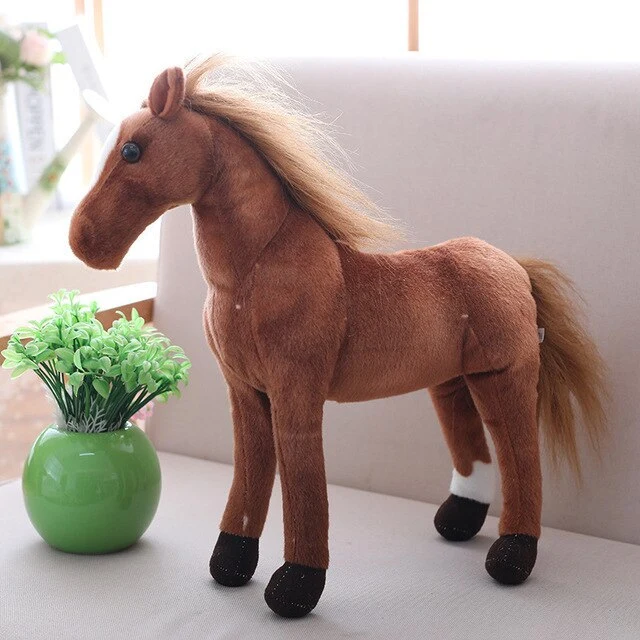 Pony Pferdchen Stofftier Realistisches Aussehen (50/60/75cm)